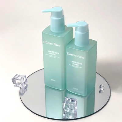 PET Cosmetic Bottles For Shampoos, Body Wash With Pump PET Cosmetic Bottles