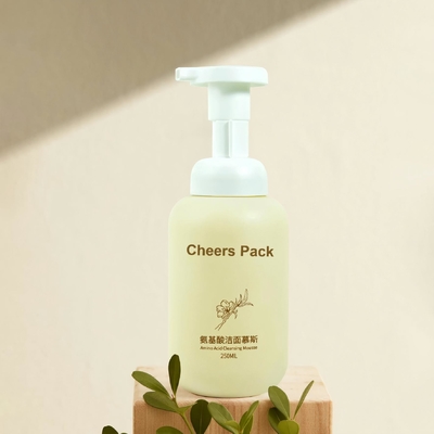 500ML PET Mousse Bottle For Mousse Cosmetic Products Lotion Scream Shampoo