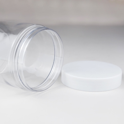Popular Food Grade Clear PET Plastic Jars With Screw LIDS