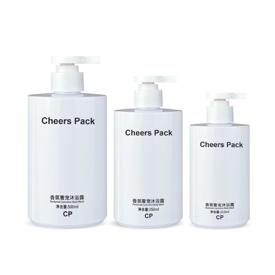 Custom Logo Cosmetics Packaging Lotion Bottles 210ml 350ml 500ml Skin Care Packaging Lotion Bottles