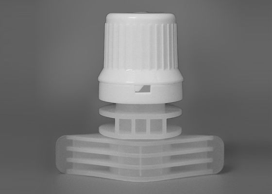 White Plastic Spout With Caps Could Automatic Filling Packing On Spout Pouch Doypack