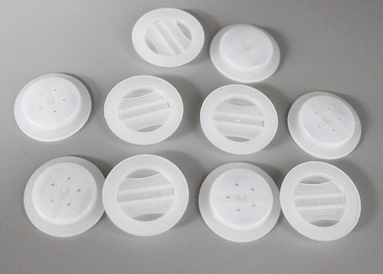Polyethylene One Way Degassing Valve For Paper Coffee Bags With Gas Release