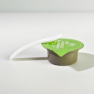 Custom Logo 12ml Food Grade PP Plastic Cup for Cosmetic Packaging with Aluminum Foil Lid