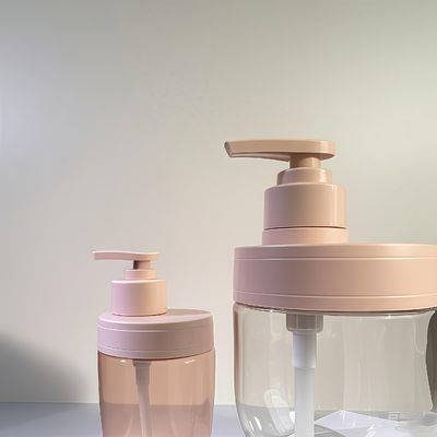 400ml 500ml PET Plastic Cosmetic Bottle with Press Pump for Essential Oil Shampoo and Lotion