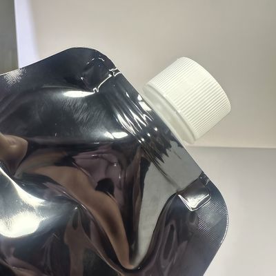 22mm PE Plastic Food Grade Portable and Durable Screw Cap Spout Lid for Beer Packaging with Foil Lids Portable Spouted Pouches