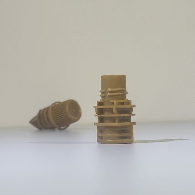 Food Grade 10mm PE Plastic Screw Cap with Flip Top Spout Lids Safe Rim for Kids Jelly Products Flexible Pouch Packaging