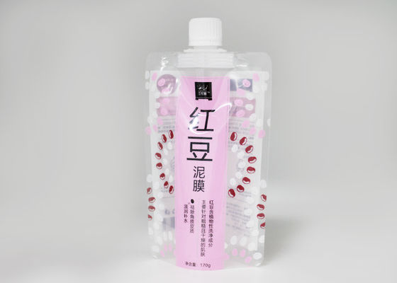 Diverse Field Liquid Pouch Bag With Spout Cap Capacity 250ML Printing Customized Logo