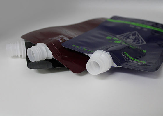 Aluminum Foil Liquid Spout Bags For Fluid Soap Packaging Thickness 200um