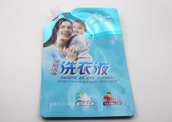 Diverse Field Liquid Pouch Bag With Spout Cap Capacity 250ML Printing Customized Logo