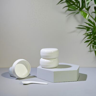 20ml 40ml Plastic Flat round Cosmetic Cream Jars for Cream Lotion Products