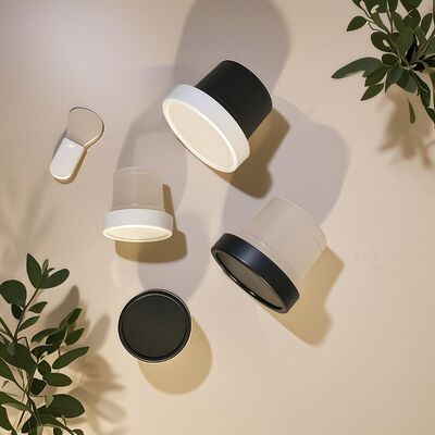 Food Grade 50-120ml Plastic PP Jar Pet Base Material for Cosmetic Cream Body Lotion Snack Candy Cookie Jelly Milk Storage