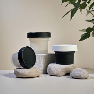 Food Grade 50-120ml Plastic PP Jar Pet Base Material for Cosmetic Cream Body Lotion Snack Candy Cookie Jelly Milk Storage