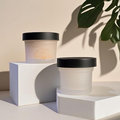 Food Grade 50-120ml Plastic PP Jar Pet Base Material for Cosmetic Cream Body Lotion Snack Candy Cookie Jelly Milk Storage