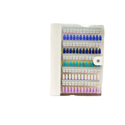Magnetic Acrylic Color Card Book for Nail Art Preform Tool for Creating Style with Polish Glue Display Sample