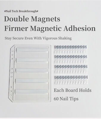 Detachable Acrylic Magnetic Nail Art Display Board Gradient Colors 120/180/240 Shades for Plastic Tool Nail Gel Nail Supplies