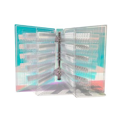 Detachable Acrylic Magnetic Nail Art Display Board Gradient Colors 120/180/240 Shades for Plastic Tool Nail Gel Nail Supplies