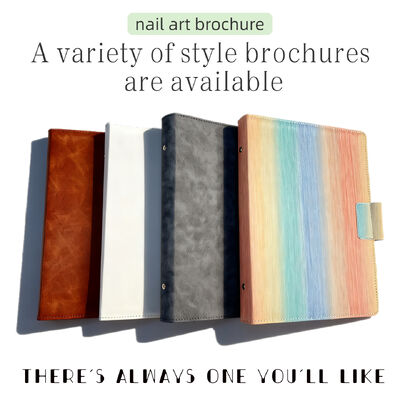 Professional Detachable Acrylic Single Magnetic Nail Art Display Board Square 120/180/240 Gradient Colors Plastic Tool for Nail