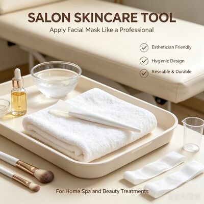 Soft Silicone Face Mask Applicator Brush Silicone Handle Skincare Cream Reusable Cosmetic Spatula Facial Mask Mixing Applying