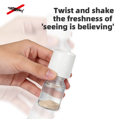 K2 Press on Water Powder Separation Cap PE Twist Top Powder Bottle Lid for Solid Drink & Energy Supplement