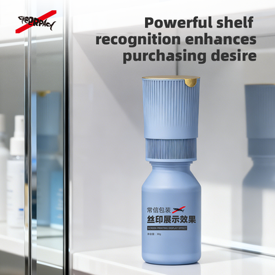 K2 Press on Water Powder Separation Cap PE Twist Top Powder Bottle Lid for Solid Drink & Energy Supplement