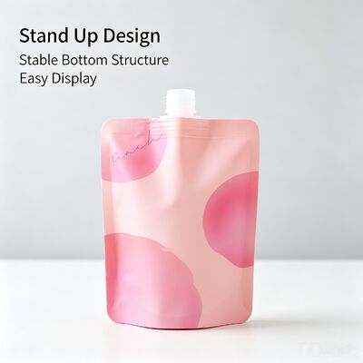 250ml Stand up Spout Pouch Aluminum Plastic Composite Bag Flip Top Cap Flexible Beverage Food Packaging
