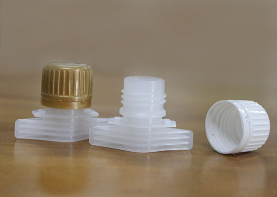 16mm / 18mm Non Spill Plastic Pour Spout Covers For Clay Paste Package Bags
