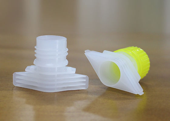 Convenient Rotation Plastic Spout Caps , 23mm HDPE Food Grade Baby Food Pouch Cover