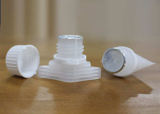 Seal Liner Plastic Pour Spout Caps Closure With Aluminum Sealing Foil