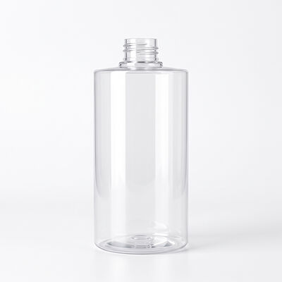 250ml 300ml 500ml PET Lotion Pump Bottle | Cosmetic Shampoo Packaging Supplier | Multi-size cylinder PET bottle, 24 thread neck, leak-proof. Custom color & logo for shampoo, body wash, skincare liquid
