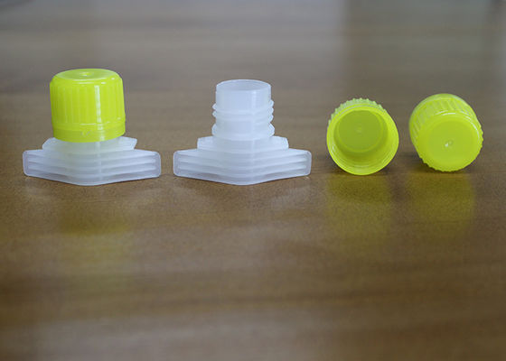 18mm Outer Dia Plastic Spout Caps For Laundry Detergent Pouch Packaging