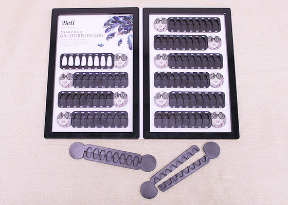 Art Club Gel Nail Piece Display Card Plastic Board As Tool For Manicure Shop