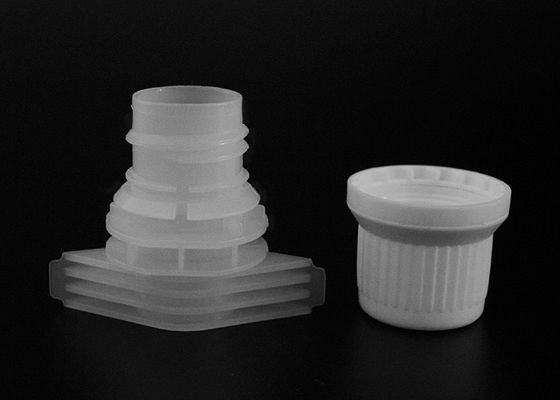 Dia 15mm Non Plasticizer PP PE Plastic Pour Spout Caps For Baby Food Pouch