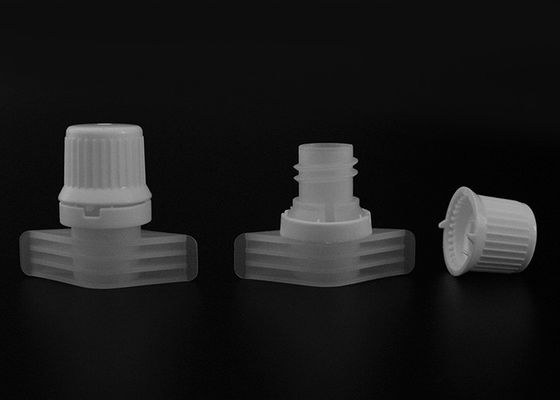 9.6mm Single Gap HDPE Plastic Nozzle And Cap For Drinking Doypack