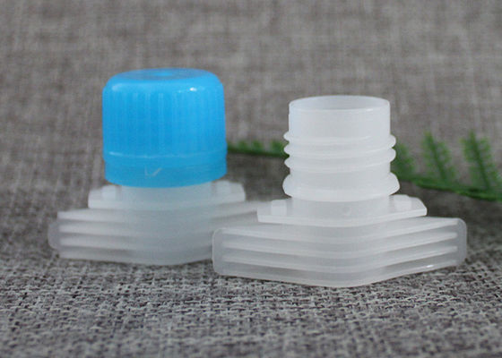 16mm pilferage-proof plastic bottle spout cap top on baby food pouch offer OEM nozzle size