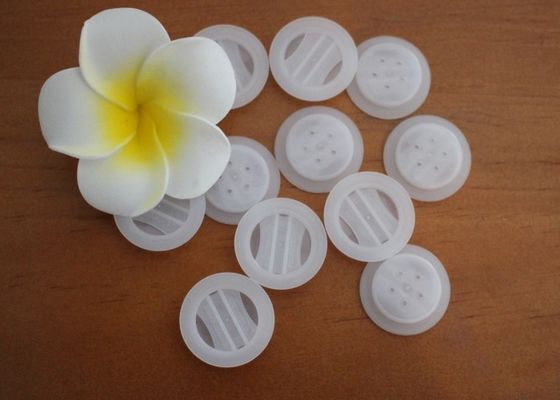 Non - Toxic BPA Free PE Plastic One Way Degassing Valve Natural Color