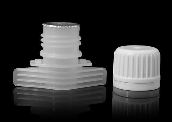 16mm Plastic Spout Caps Nozzle With Protection Easy Peelable Aluminum Foil Seal Liner