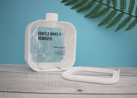 Medical 75% Achohol Liquid Spout Bags / Disinfection Water Pouch Bags With Nozzle Accpet Custom Printed