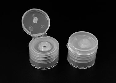 20 Inside Diameter Flip Top Lid / Screw Plastic Top Cap For Clear PET Bottles