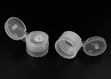 Clear 20mm Inner Diameter Glossy Plastic Bottle Cap Food Grade