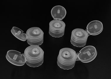 20 Inside Diameter Flip Top Lid / Screw Plastic Top Cap For Clear PET Bottles