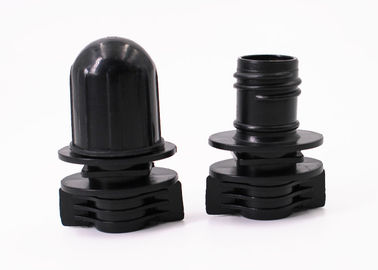 HDPE Plastic Liquor Pour Spouts With Oval Cap Closure For 75% Achohol Doypack