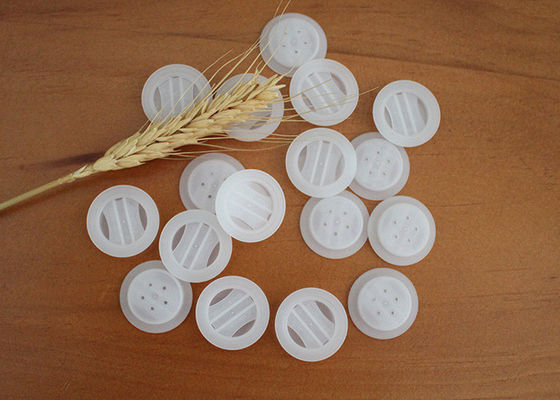 PE 4mm One Way Degassing Valve For Vacuum Packed Coffee Bags