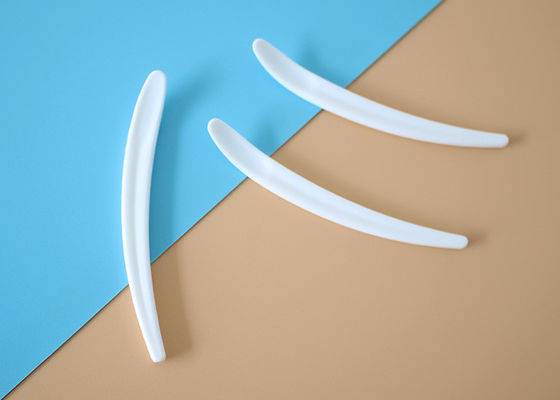 PP 64.8mm Facial Clay Cream Cosmetic Spatula Scoop Flower Bud Shaped
