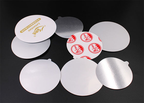 Composited Laminated Aluminium Foil Lid 1.3mm Induction Bottle Foaming Cap Seal