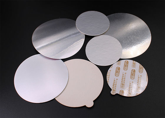 Composited Laminated Aluminium Foil Lid 1.3mm Induction Bottle Foaming Cap Seal