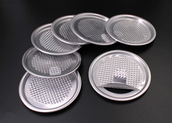 0.6mm Peel Off Aluminum Foil Seal Cap Liners For Can Tin Customized