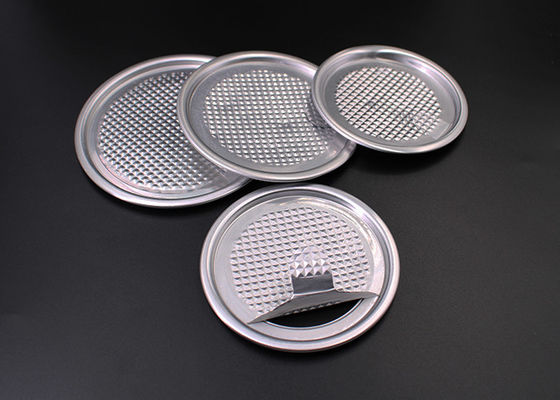 0.6mm Peel Off Aluminum Foil Seal Cap Liners For Can Tin Customized