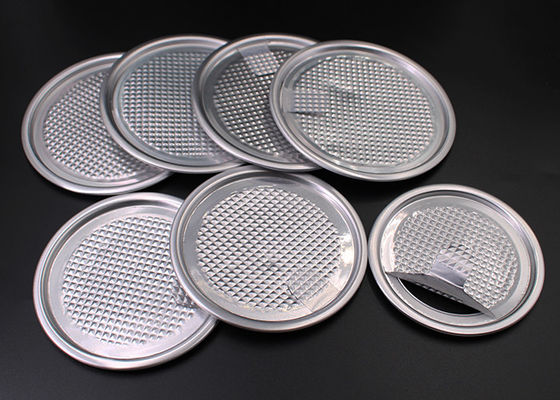 Easy Peel Round  500mm Aluminum Foil Lid For Milk Powder Can