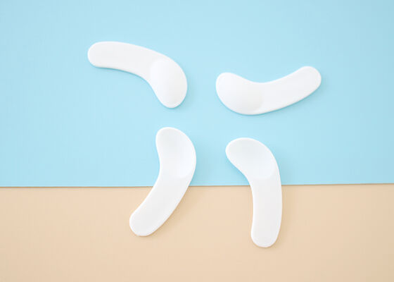 White 33.5mm PP Food Grade Scoop For Pudding Yogurt