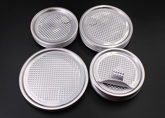 Easy Peel Round  500mm Aluminum Foil Lid For Milk Powder Can